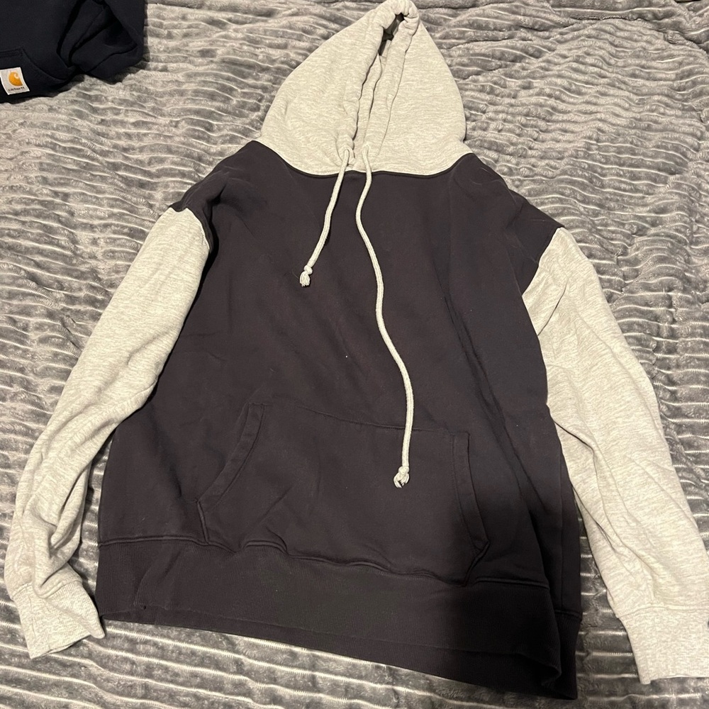 Woman’s Blue and Grey Sweatshirt